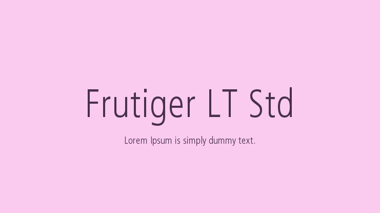 Frutiger Font Download Free Mac